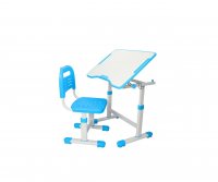 Комплект мебели парта + стул Fundesk Sole II, Выберите цвет: голубой