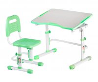Комплект мебели парта + стул Fundesk Vivo II, Выберите цвет: зеленый