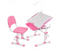 Комплект парта и стул-трансформеры Cubby Lupin, Цвет: Розовый