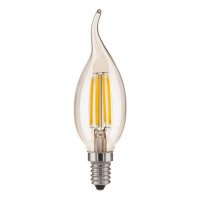 Светодиодная лампа свеча на ветру BL130 7W 3300K E14 (CW35 прозрачный) Электростандарт