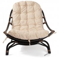 Кресло с подушкой Berliana Jaya Venice w 5019 античный коричневый