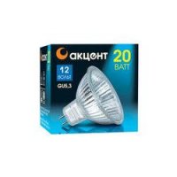 Лампа галогенная ACCENT 20W, 12V, GU5.3