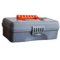 Органайзер коробка для храненияHobby Box 9 23,5*13,8см серый/оранжевый BR3750 Blocker Распродажа