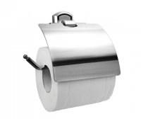 Держатель туалетной бумаги WasserKRAFT Oder K-3025 с крышкой металл, хромоникелевое покрытие