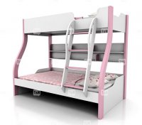 Детская кровать двухъярусная Tracy Pink Tomy Niki