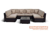 Комплект плетеной мебели YR822-W53 Brown