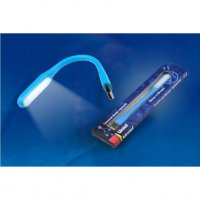 Uniel TLD-541 Blue светильник USB для ноутбука 6W260lm резина/пластик 170x15 синий