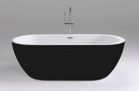 Акриловая ванна Black&White SB105 Black (1700x800x580)